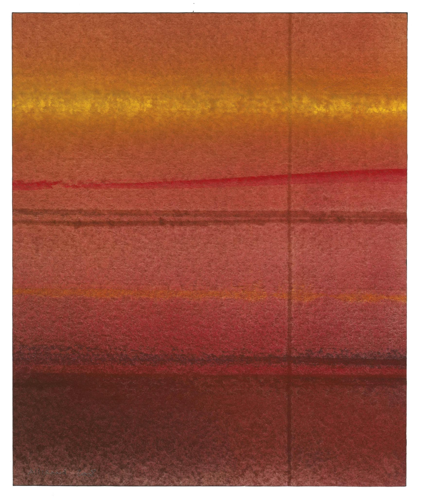 Sans titre (composition en orange, jaune et rouge)