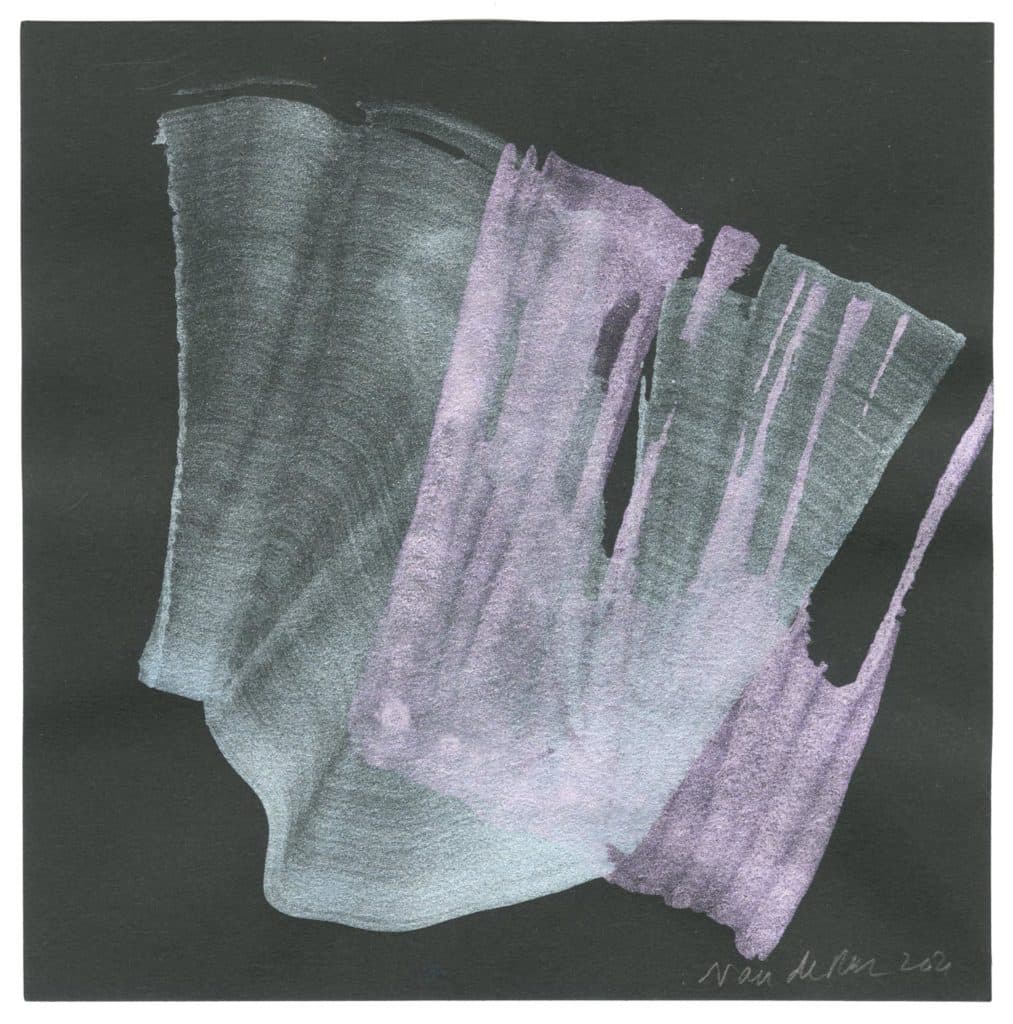 Roer – Sans titre (composition en bleu et violet)