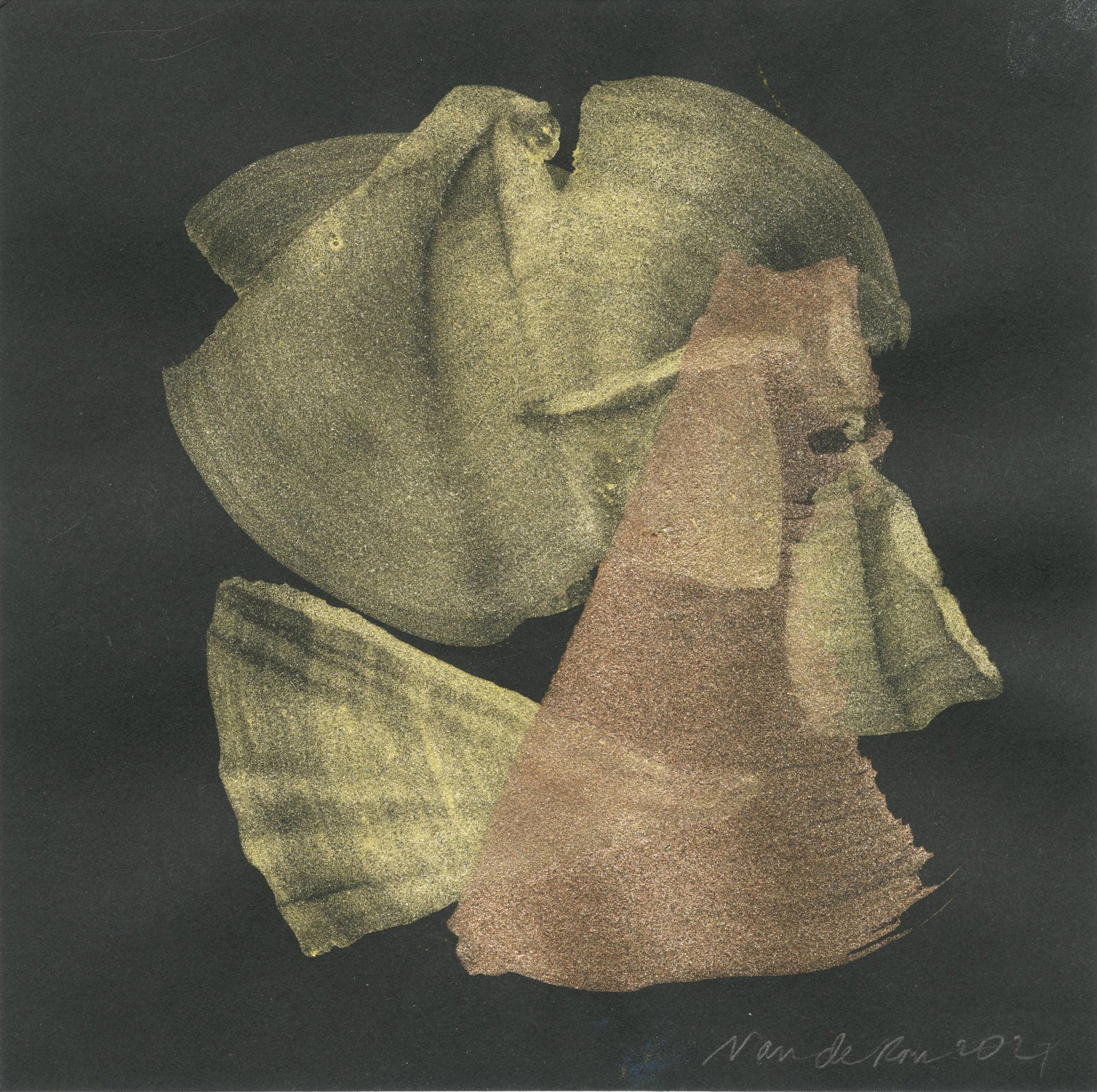 Sans titre (composition or et bronze)