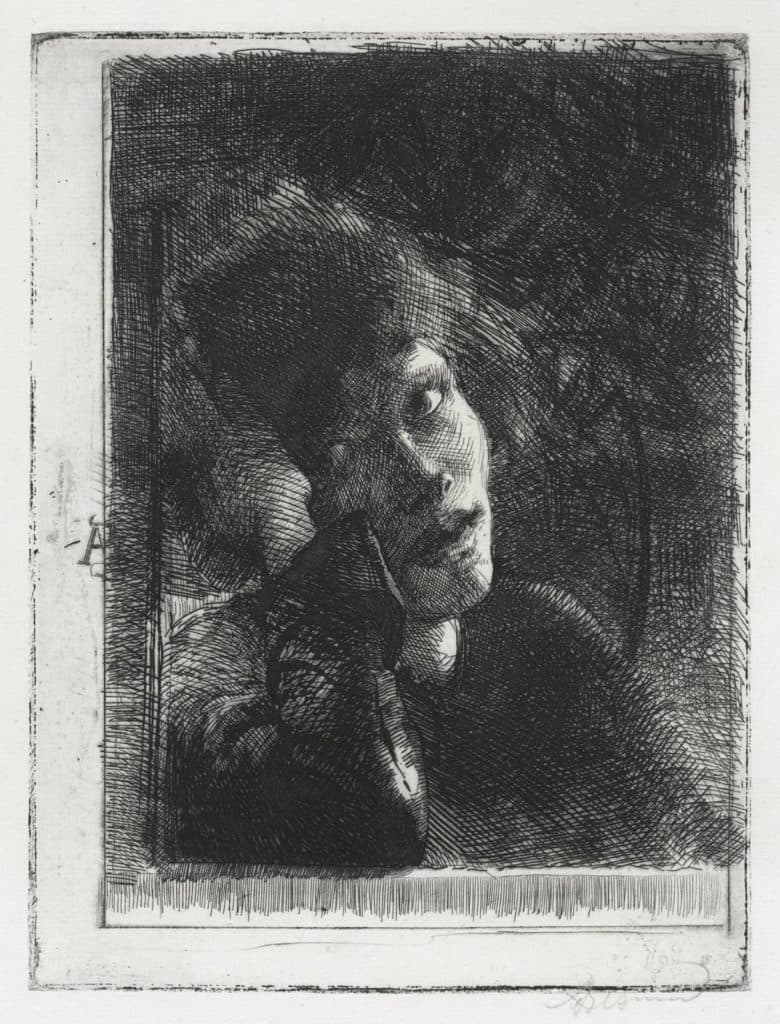 Besnard – La muse accoudée