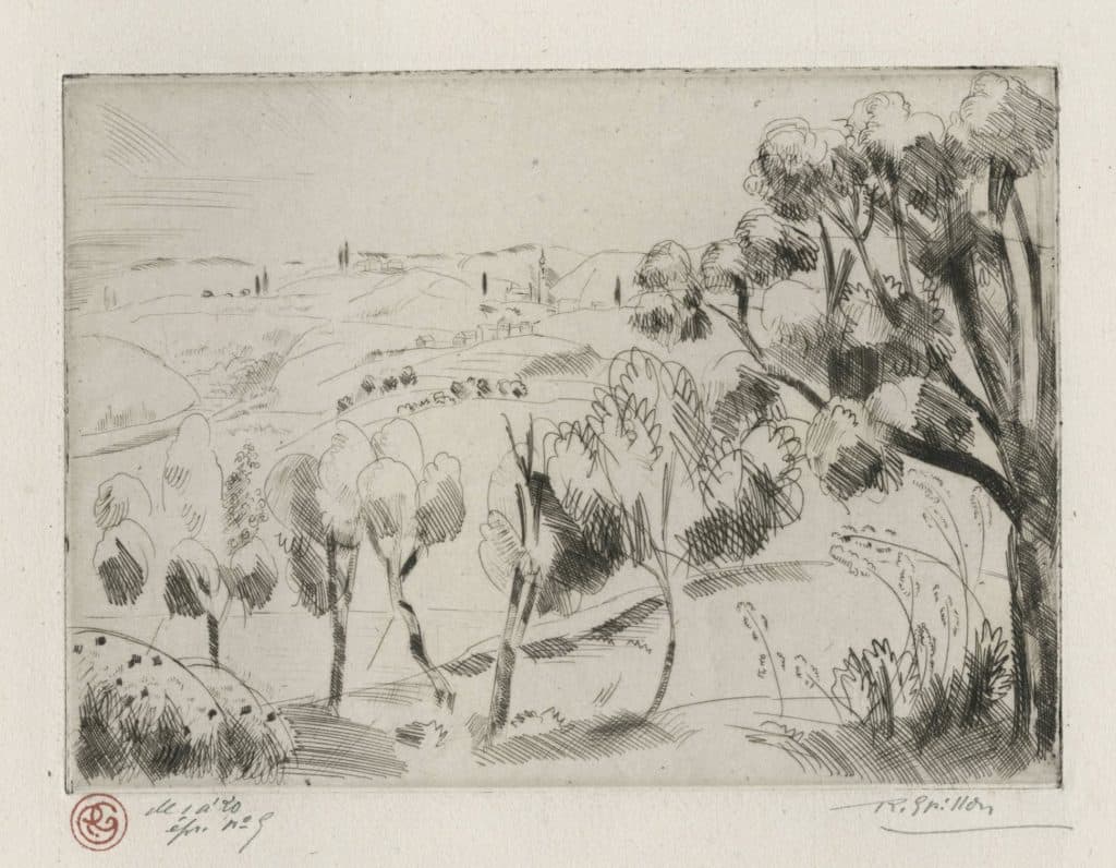 Grillon – Vaste paysage ensoleillé