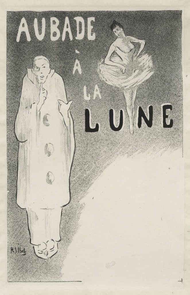 Ibels – Illustration pour la musique Aubade à la lune d’Hector Sombre et Gaston Maquis