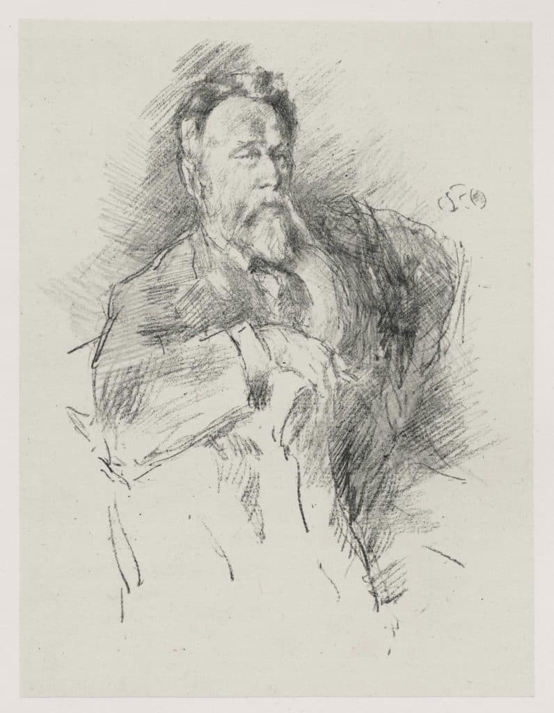 Whistler – Sketch of William E. Henley