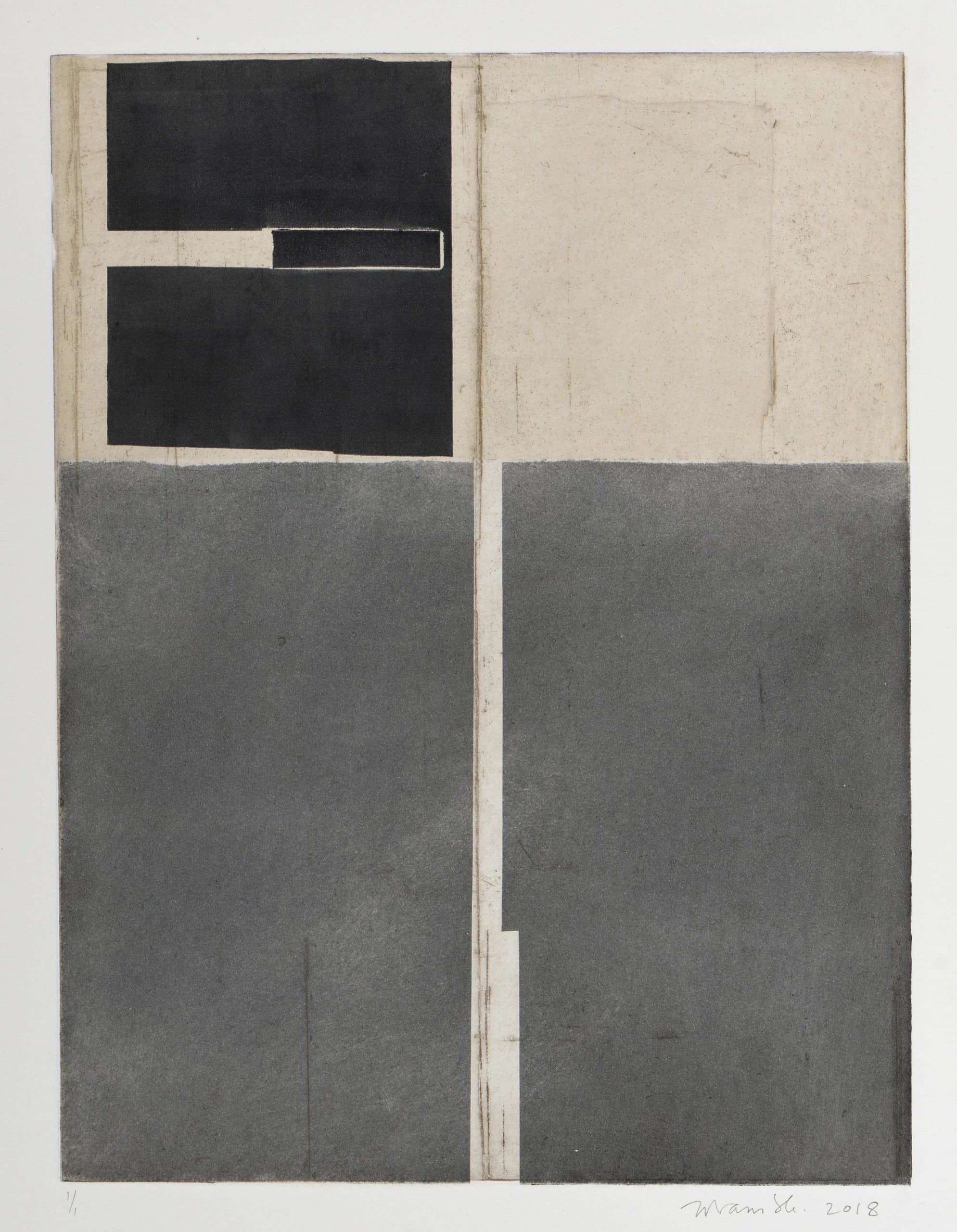 Sans titre (composition en gris, beige et noir)