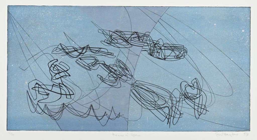 Hayter – Figures in space (Personnages dans l’espace)