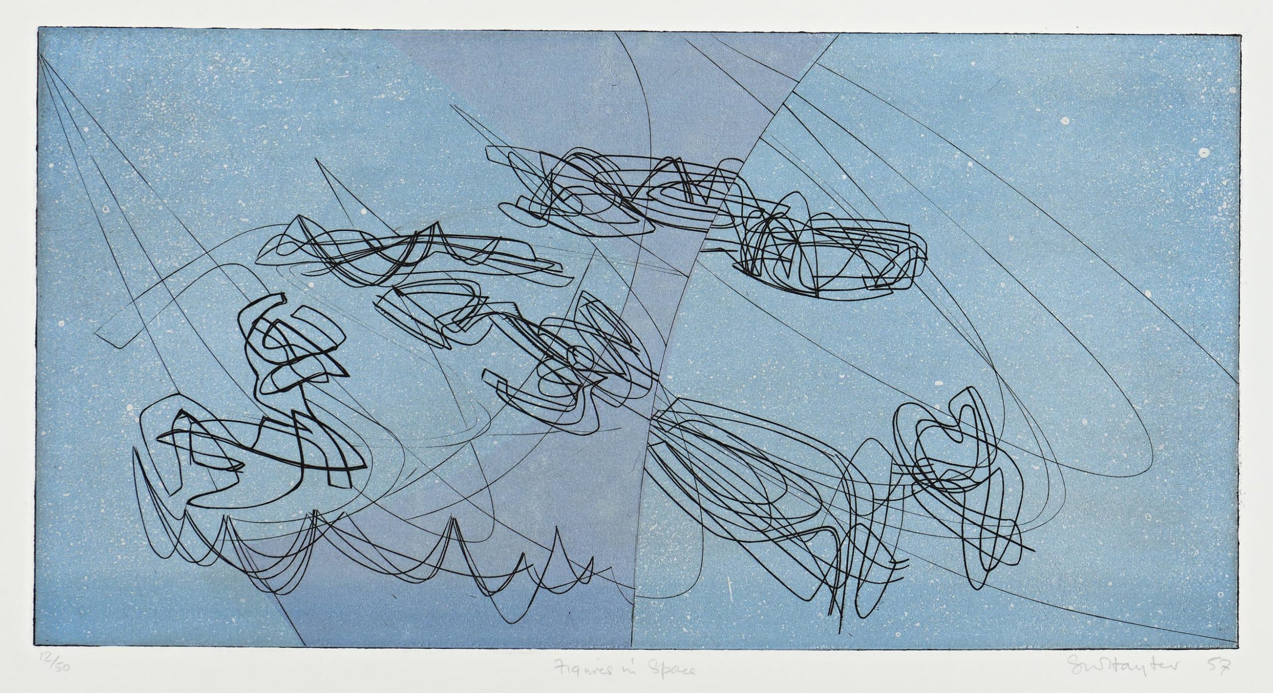 Figures in space (Personnages dans l’espace)