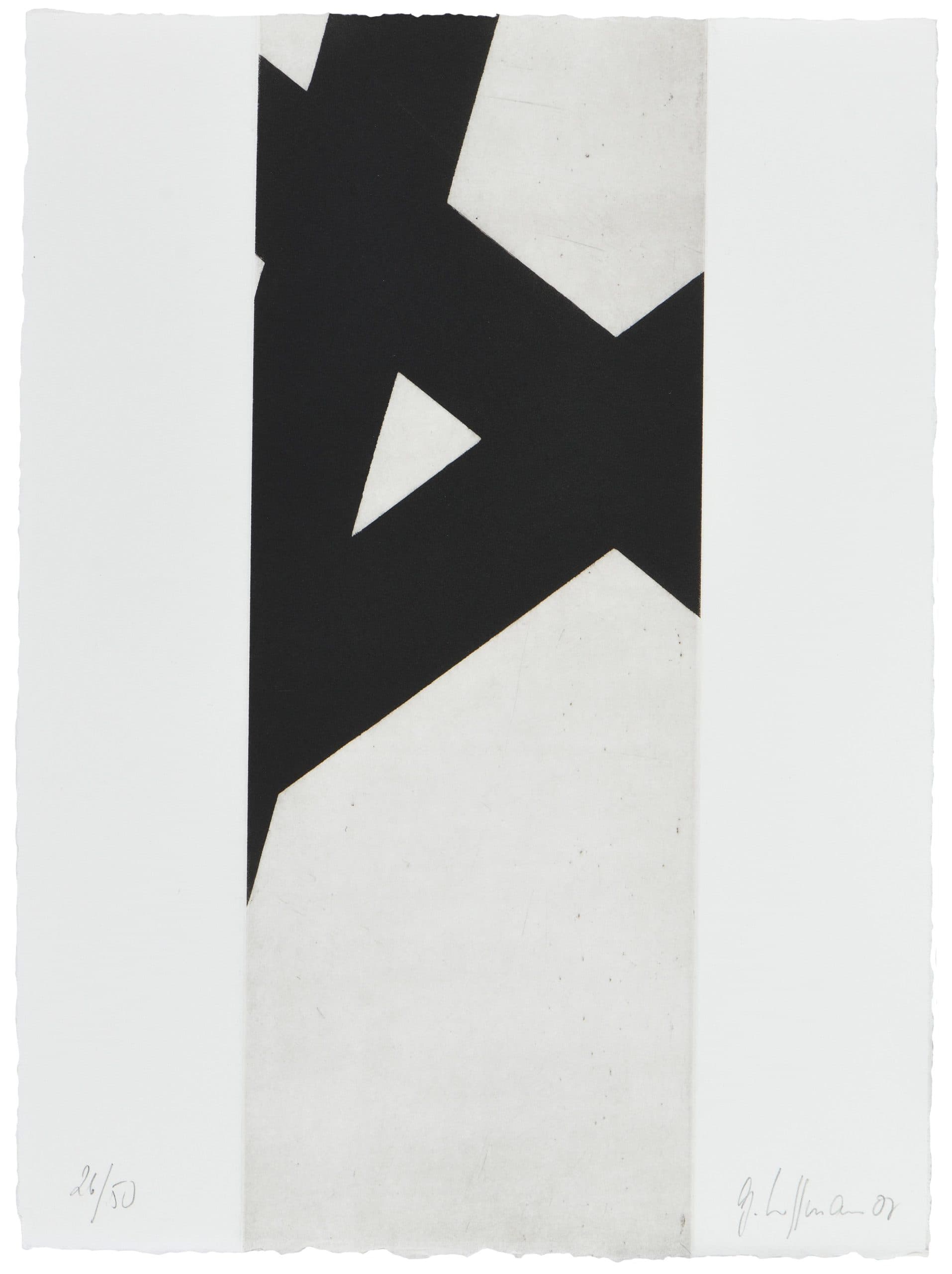 Sans titre (composition en noir et blanc)