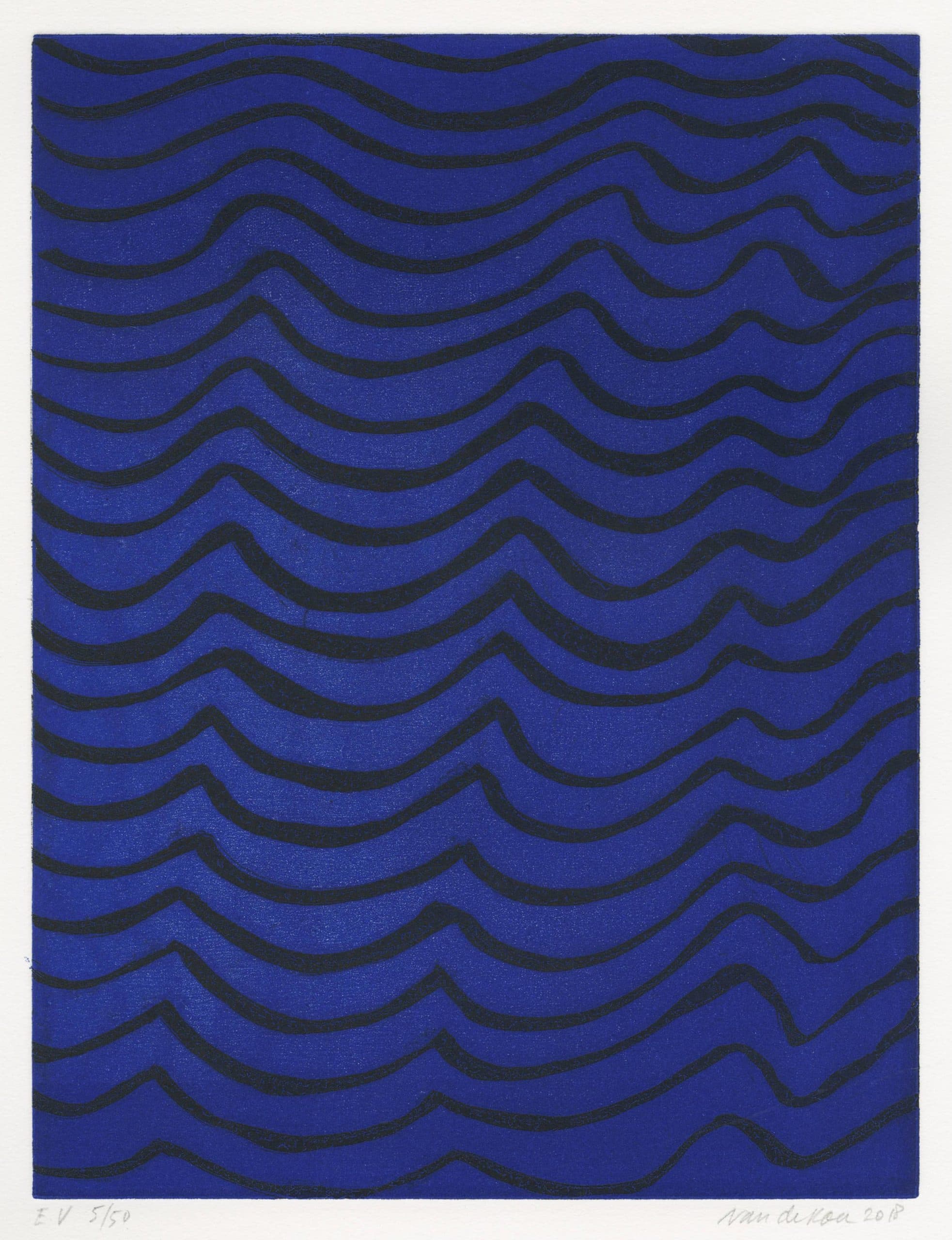 Waves, New York (bleu et noir)