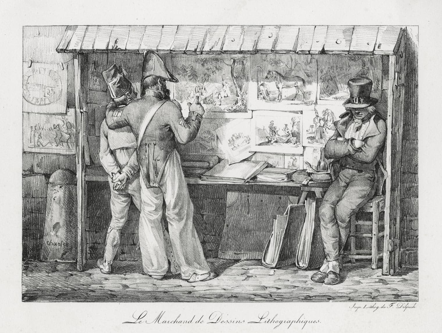 Le Marchand de Dessins Lithographiques (The merchant of lithographic drawings)