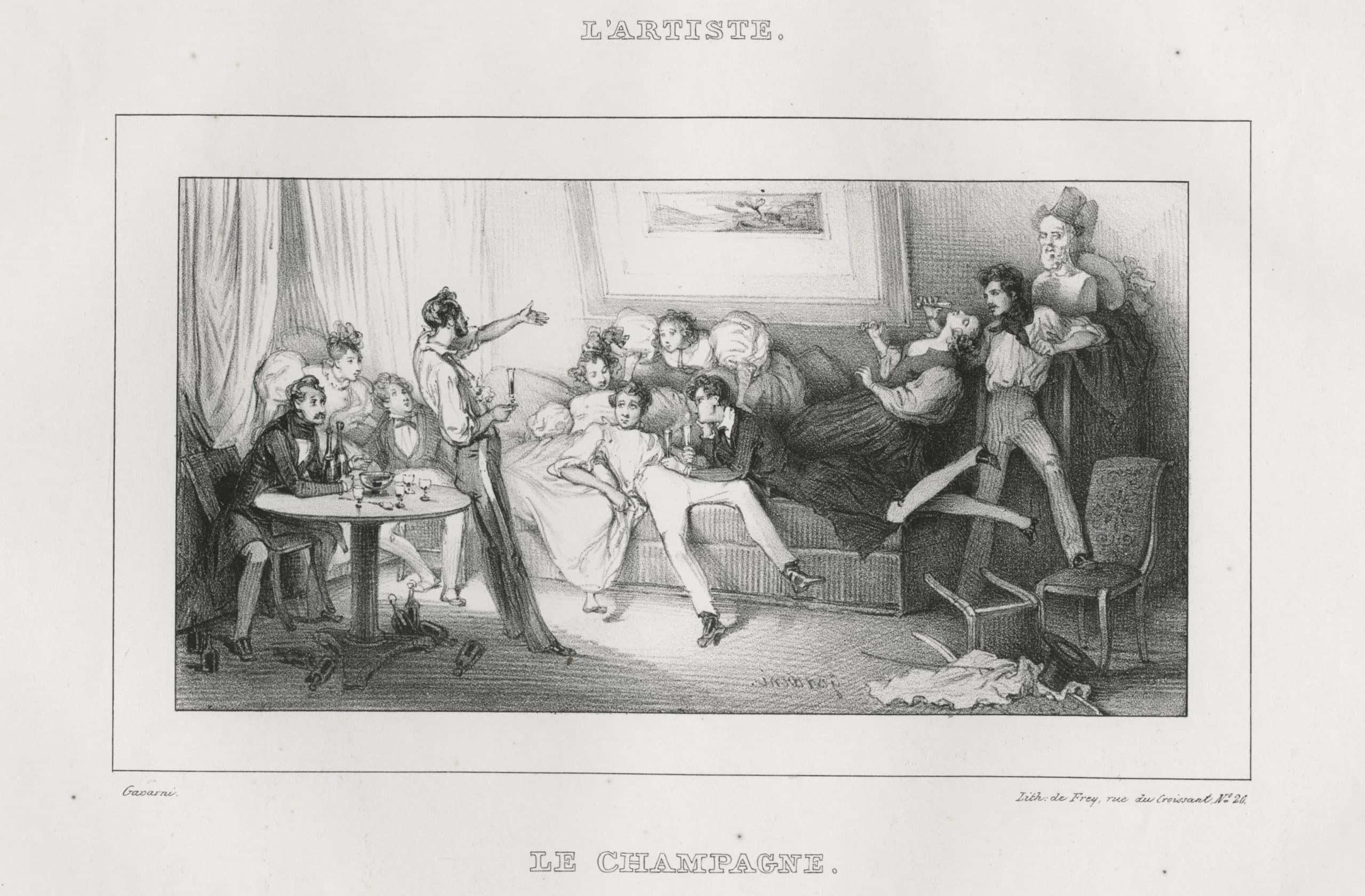 Le champagne ou l’atelier de Tony Johannot