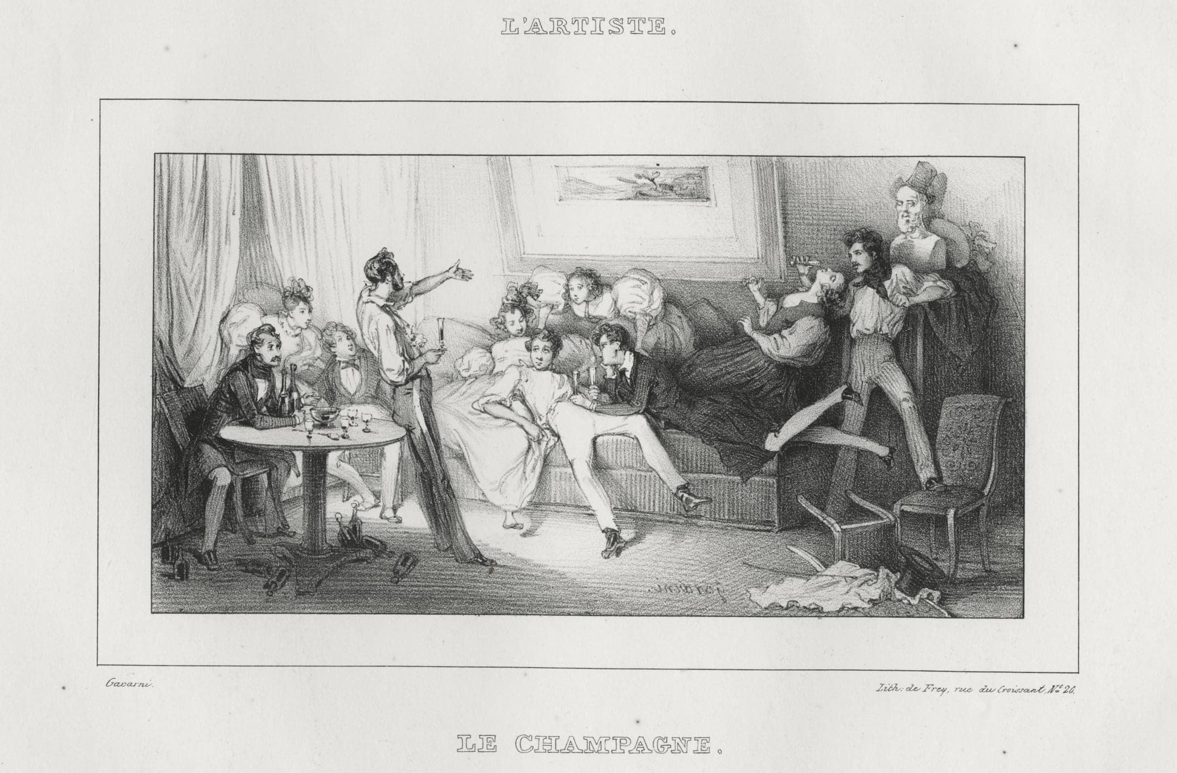 Le champagne or l’atelier de Tony Johannot