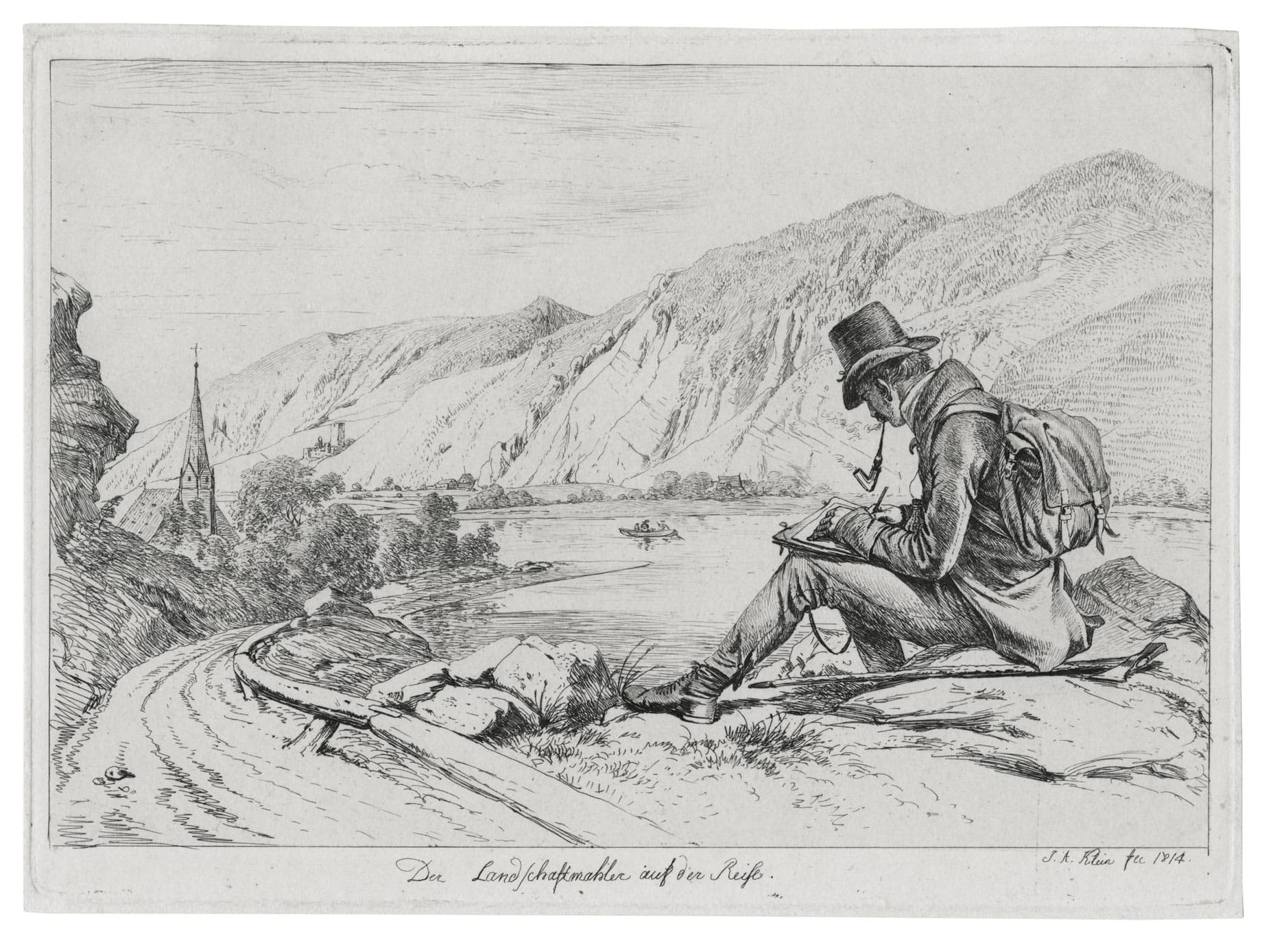 Le paysagiste en voyage