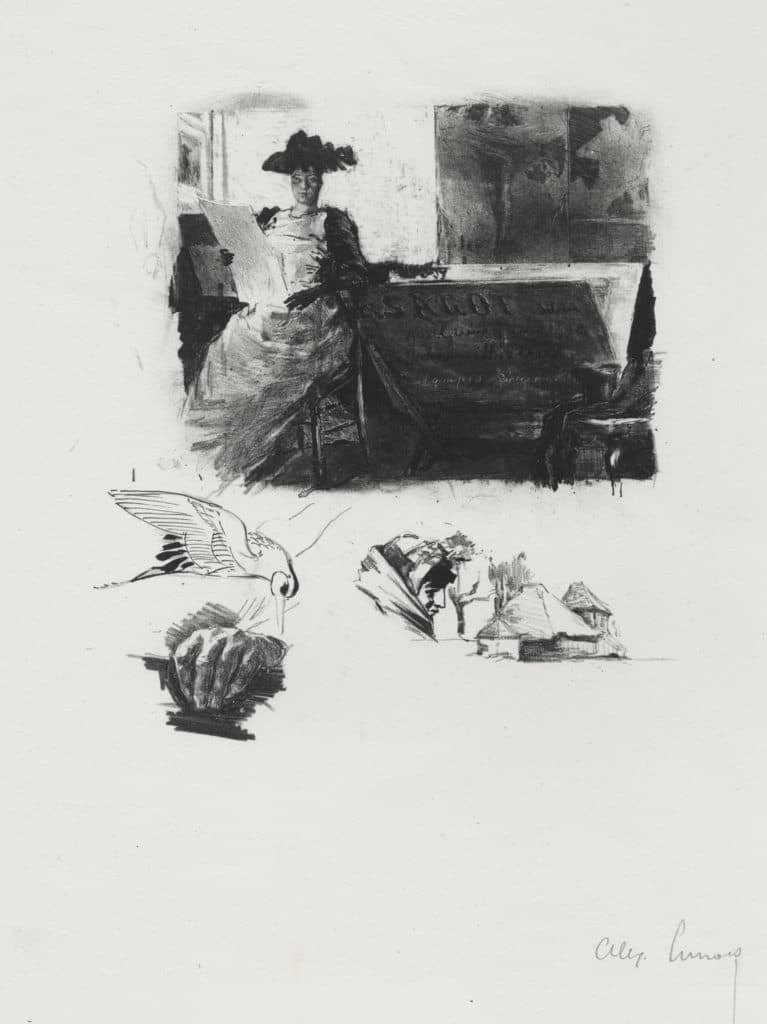 Lunois – Carte-adresse d’Edmond Sagot