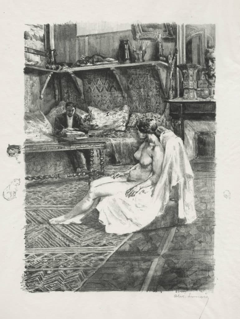 Lunois – Lunois dans son atelier