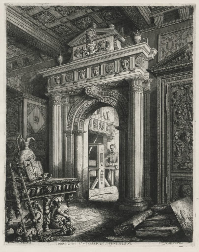 Rochebrune – Porte de l’atelier de Terre-Neuve, 15 octobre 1862