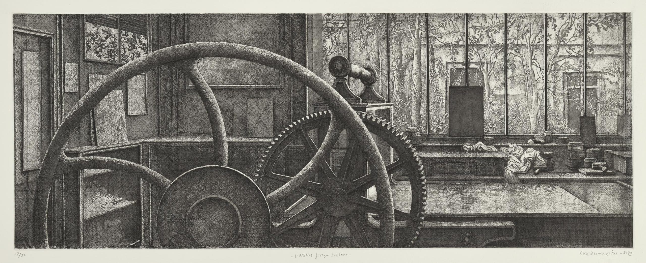 The studio of Georges Leblanc