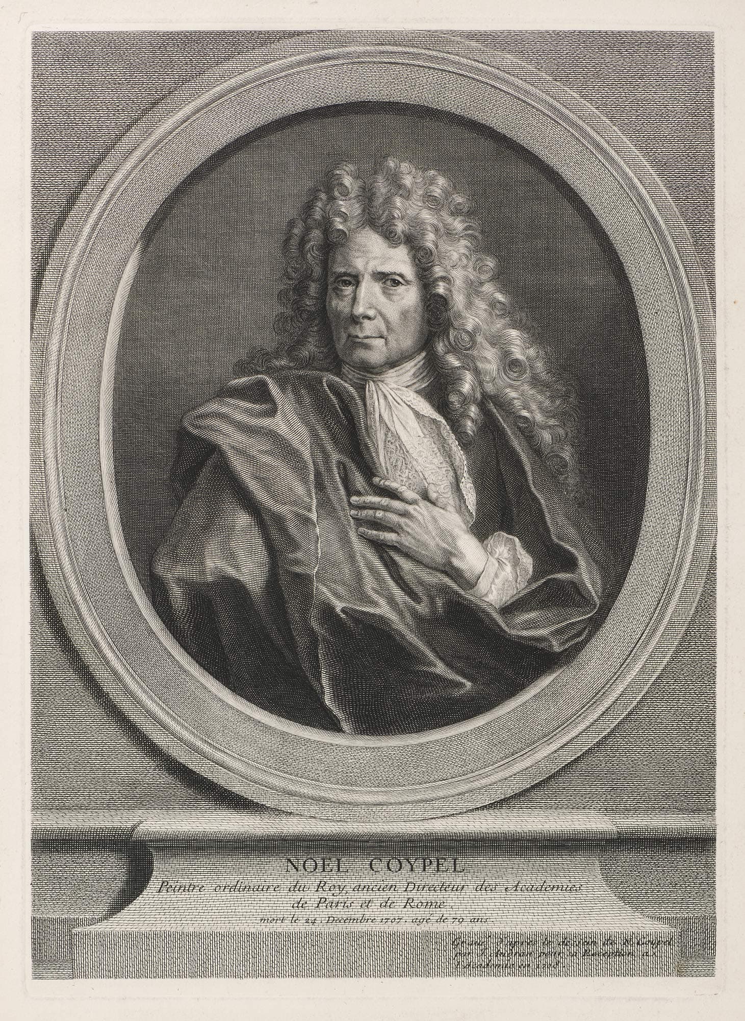 Portrait de Noël Coypel, peintre
