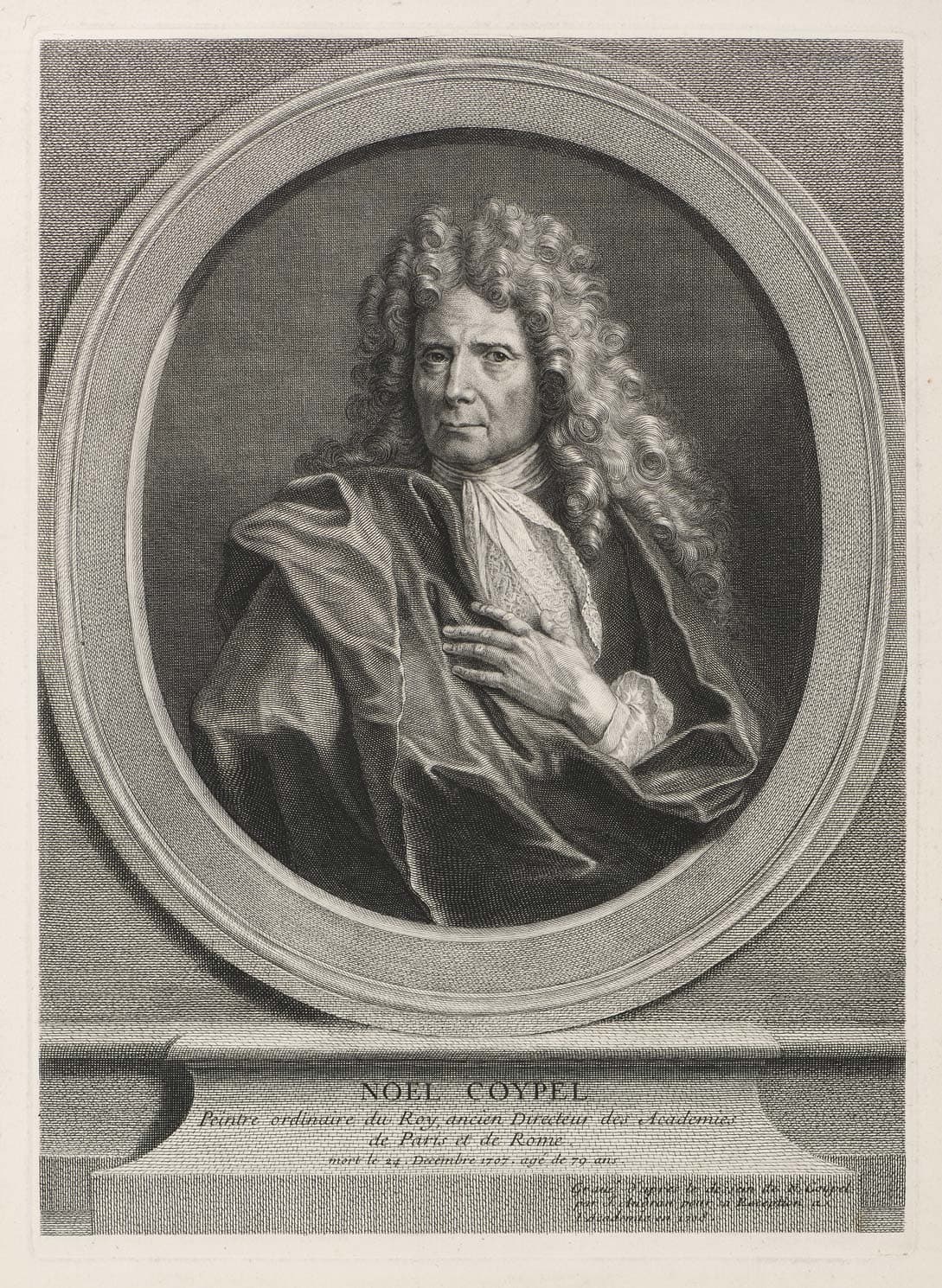 Portrait of Noël Coypel, painter