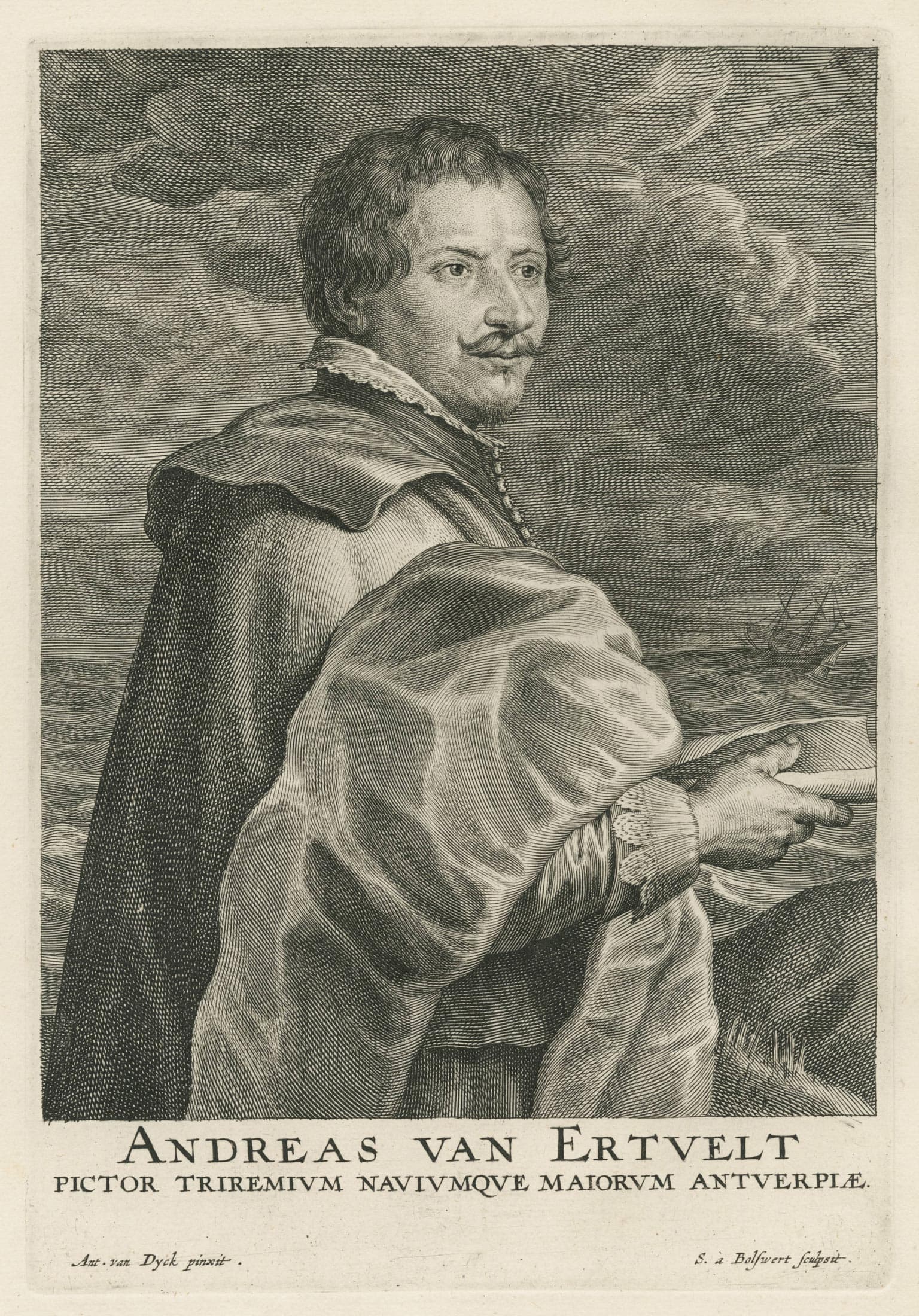 Portrait of Andreas van Eertvelt, painter