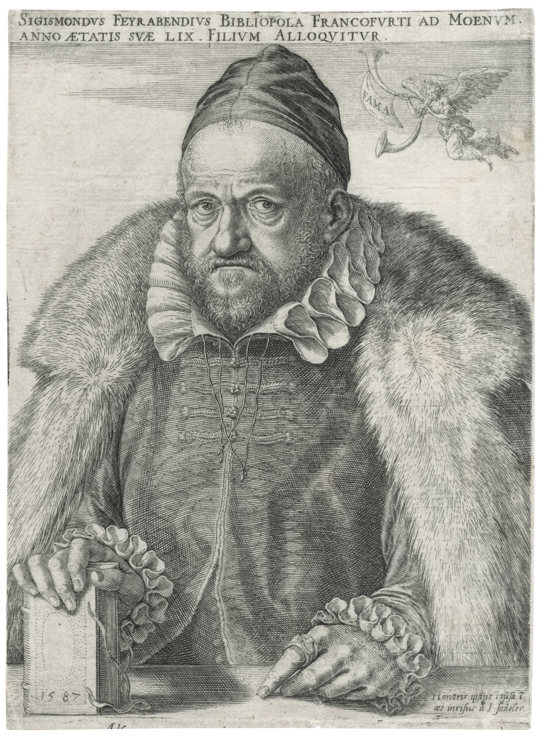 Portrait de Sigismond Feyerabend, graveur