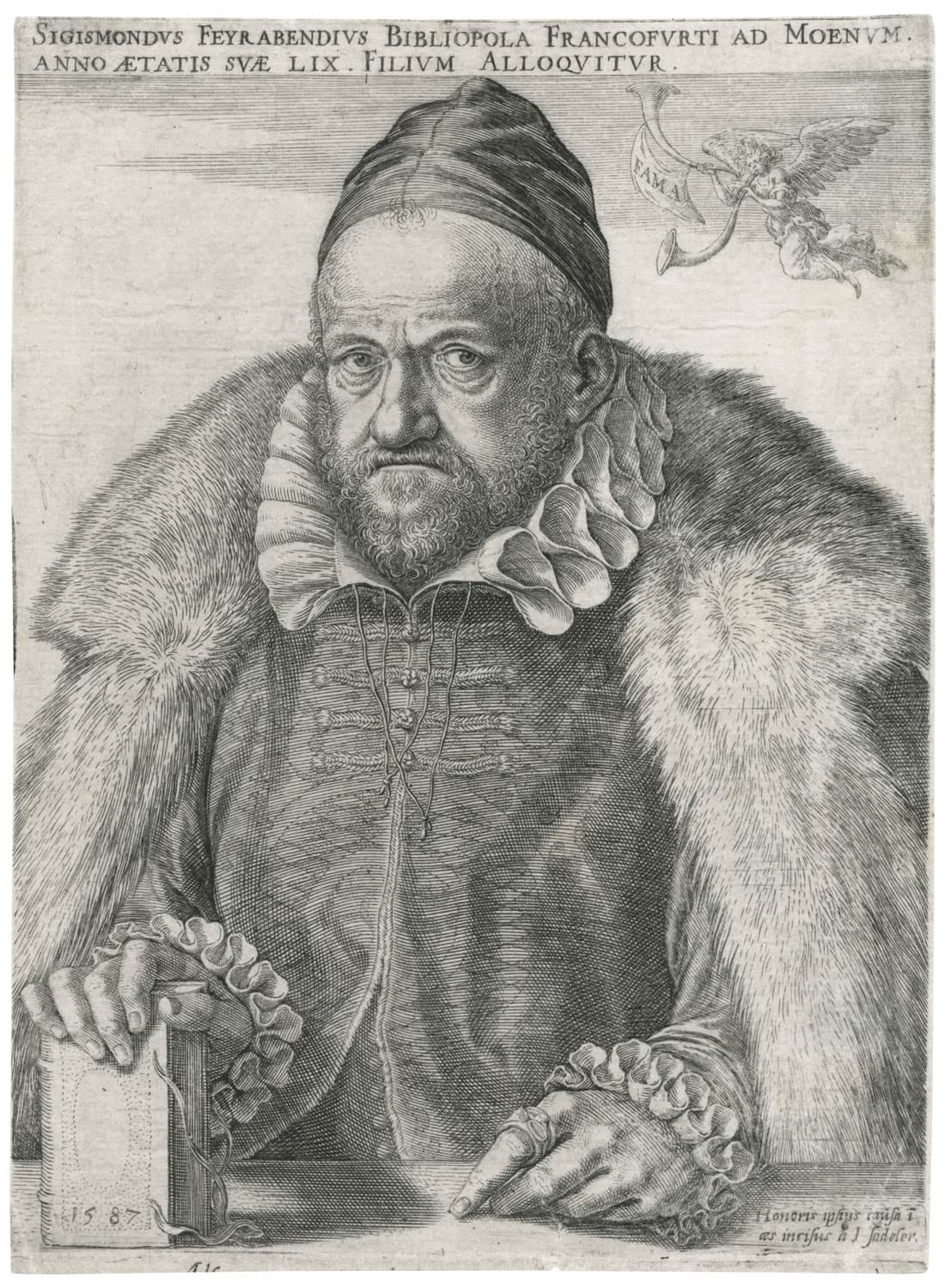 Portrait of Sigismond Feyerabend, engraver