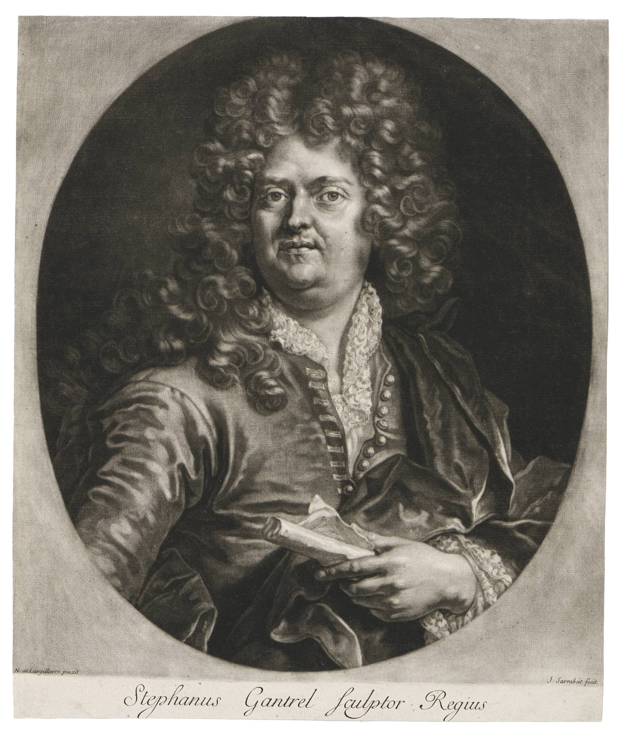 Portrait d'Etienne Gantrel, graveur