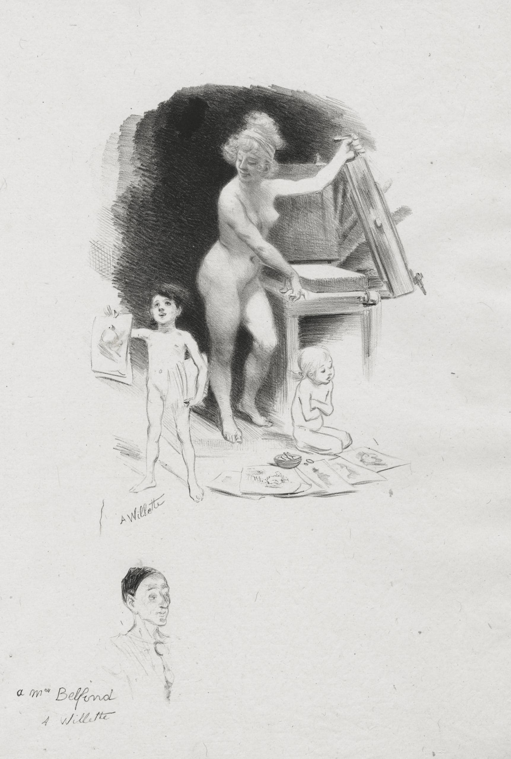 Allegory of engraving