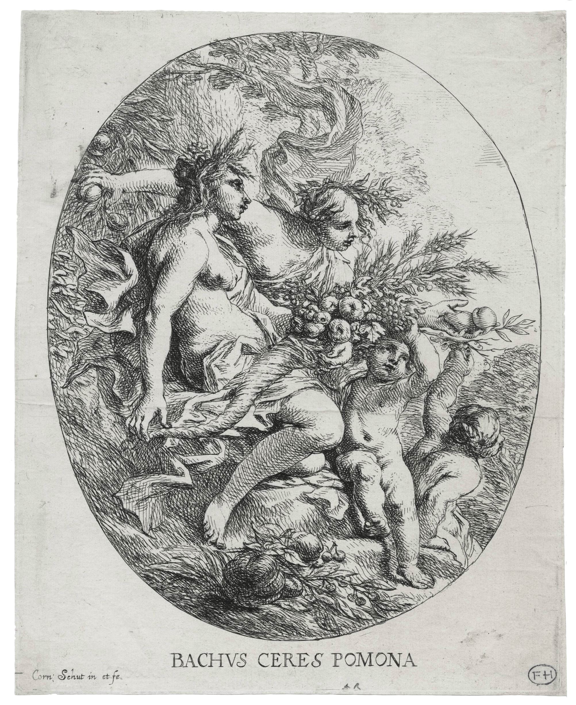 Bacchus, Cérès et Pomona