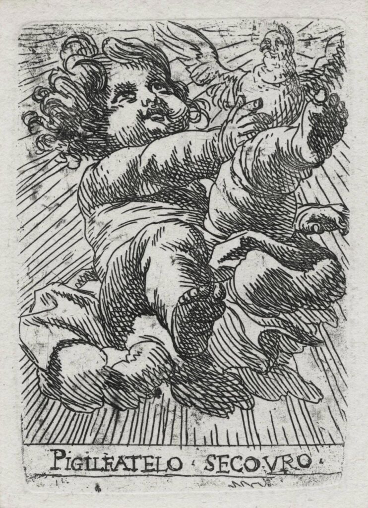 Schut – Un enfant tenant une colombe