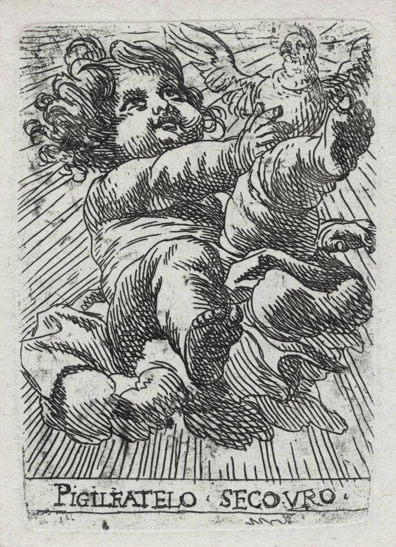 A child holding a dove