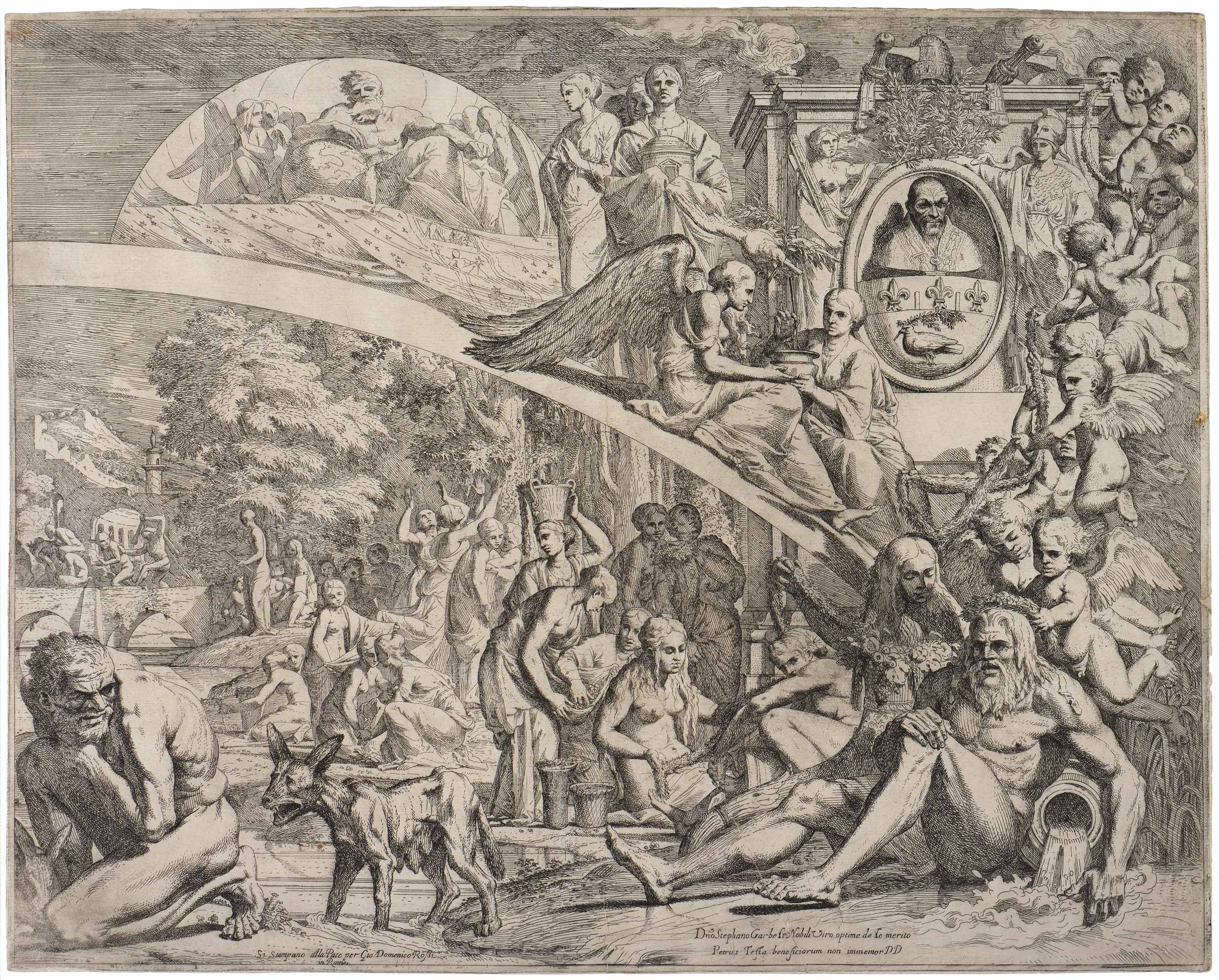 Allegory in honour of Innocent X or The Peace