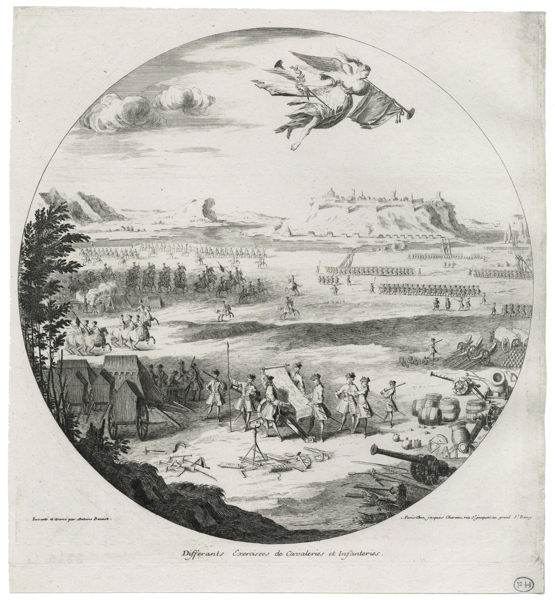 BENOIST Antoine — Differants exercisces de Cavaleries et Infanteries