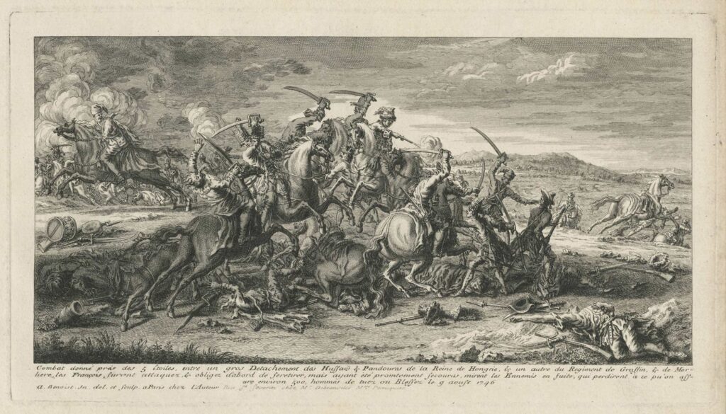 Benoist – Combat donné près des 5 Etoiles le 9 août 1746