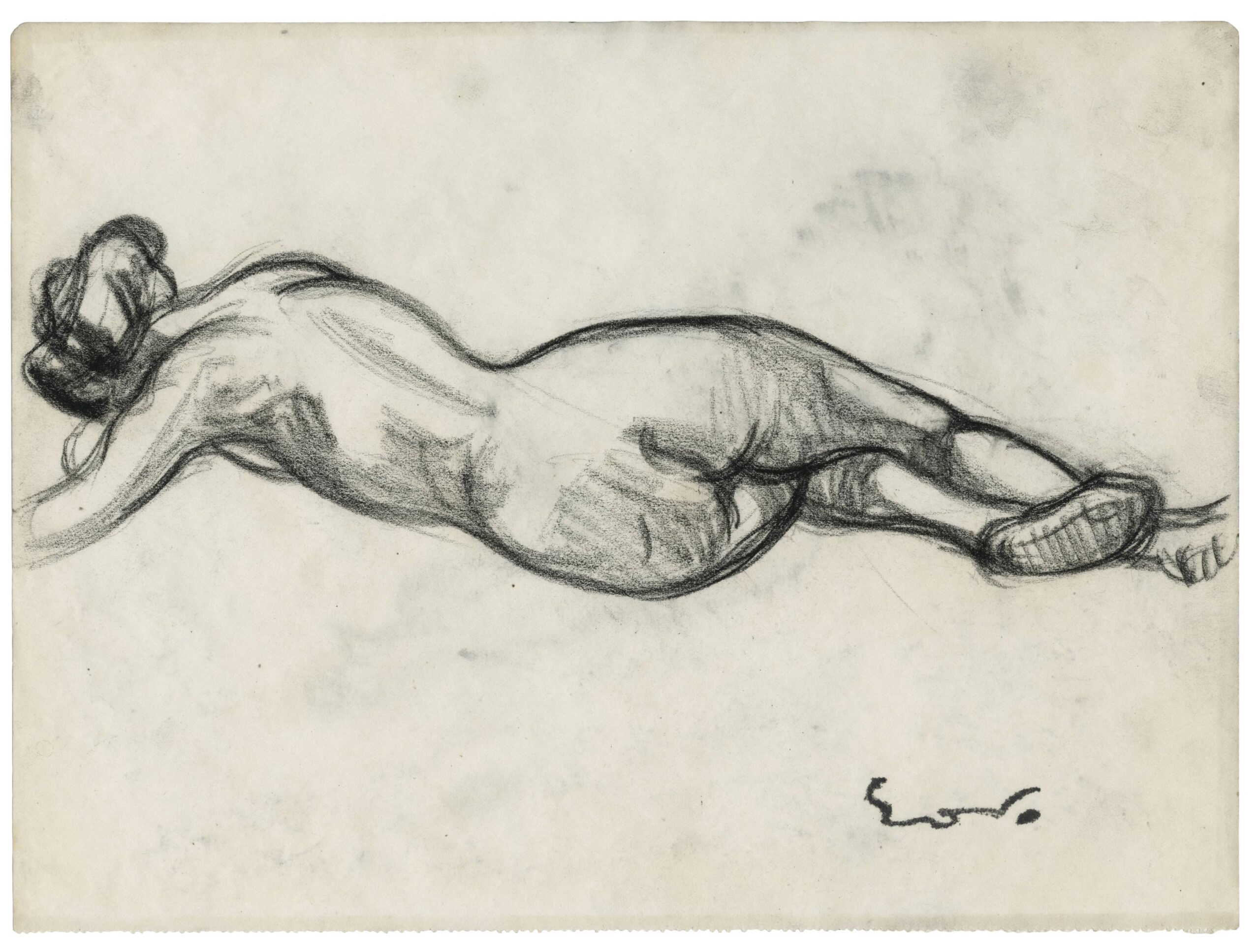 Achille-Émile Othon FRIESZ dit OTHON FRIESZ — Nu féminin allongé, vu de dos