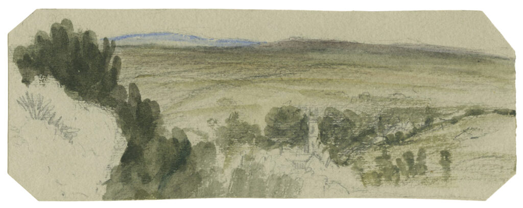 Johns – Vallée avec un clocher d’église