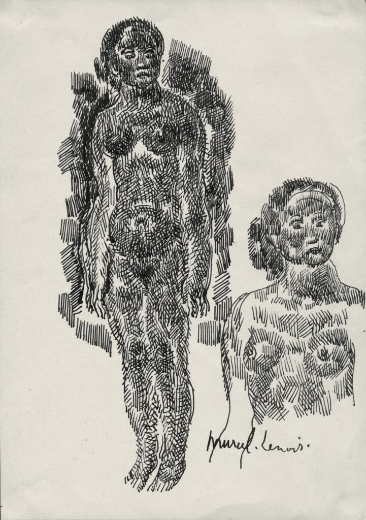 Marcel Lenoir – Étude de femme nue debout