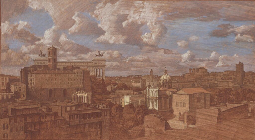 Bacquet – La vue de Corot vers le Forum III