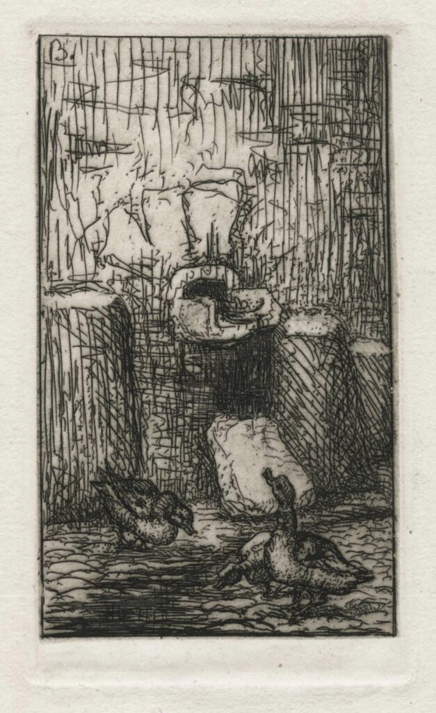 Bracquemond – La Pépie