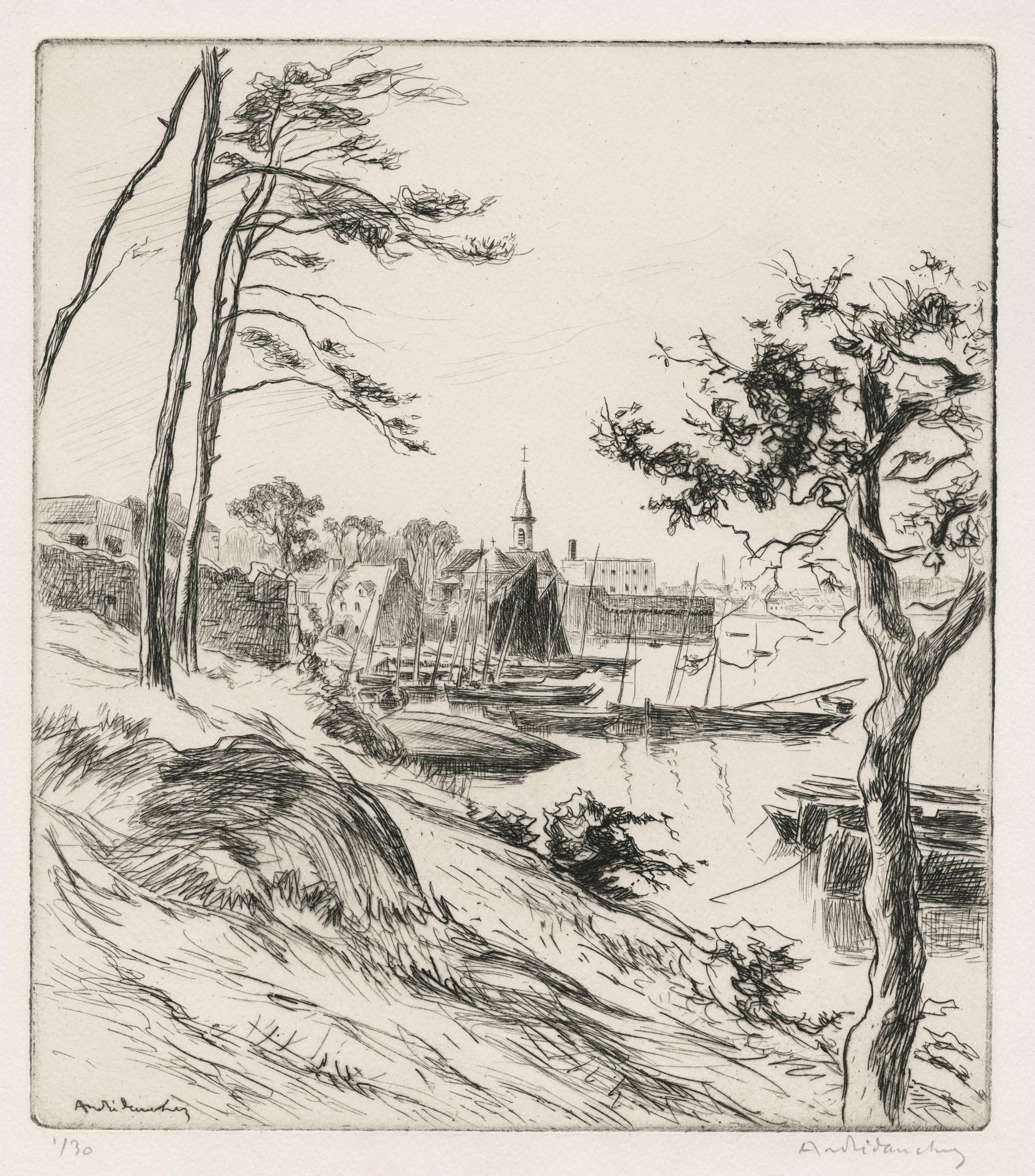 L'arrière-port de Concarneau