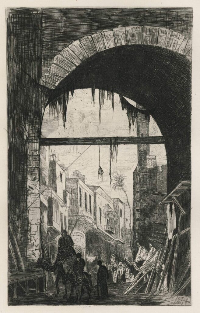 Dufeu – Entrée d’okelle au Caire