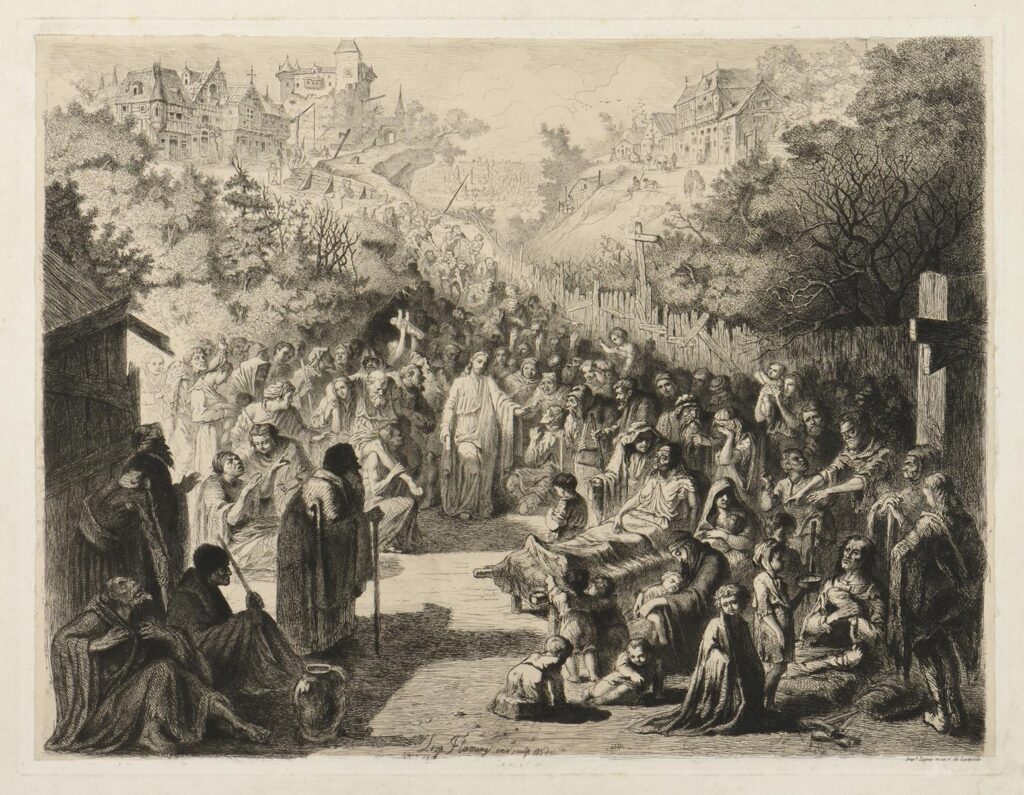 Flameng – Résurrection de Lazare