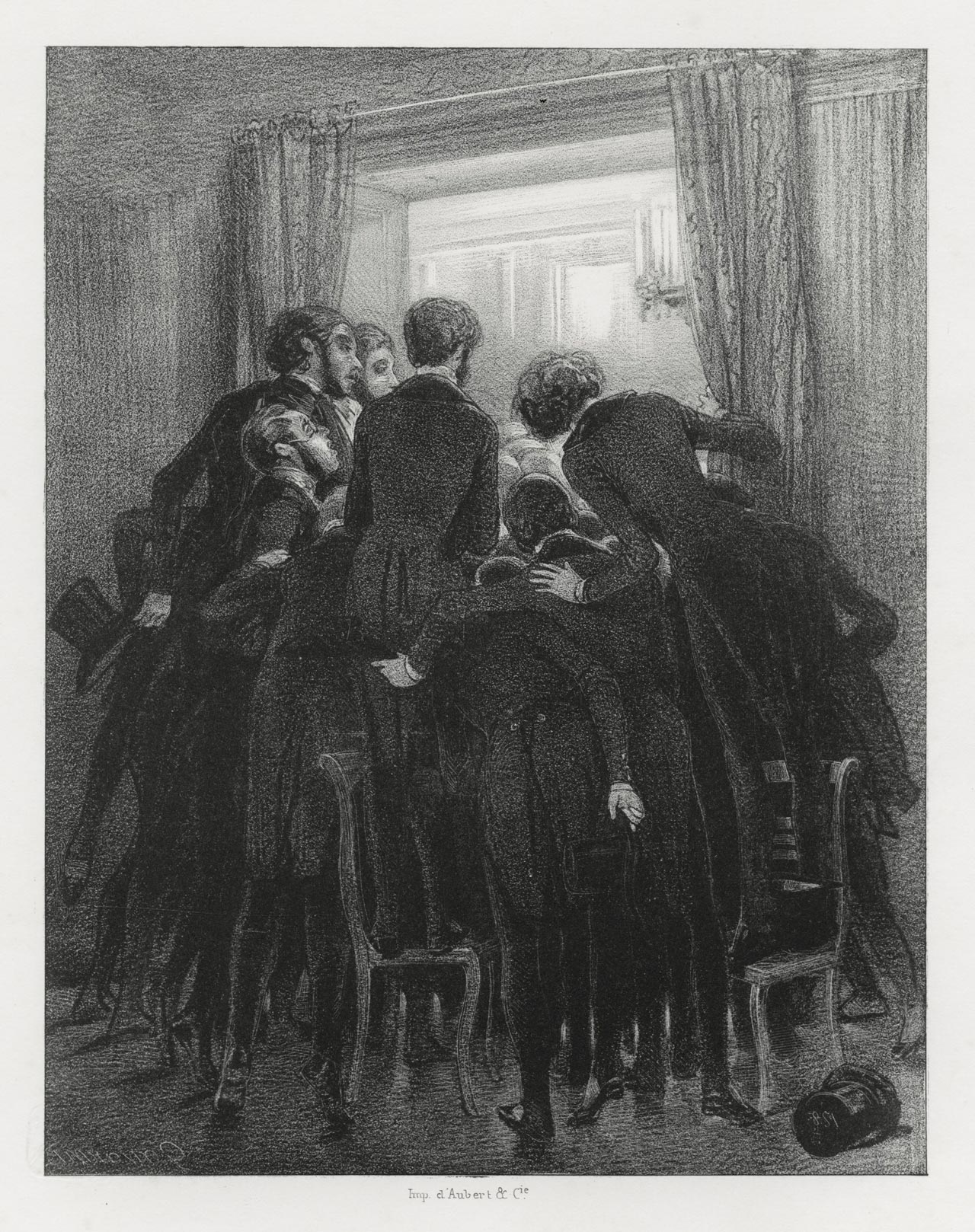 Voyage pittoresque autour d’une femme à la mode. Elle est au bal