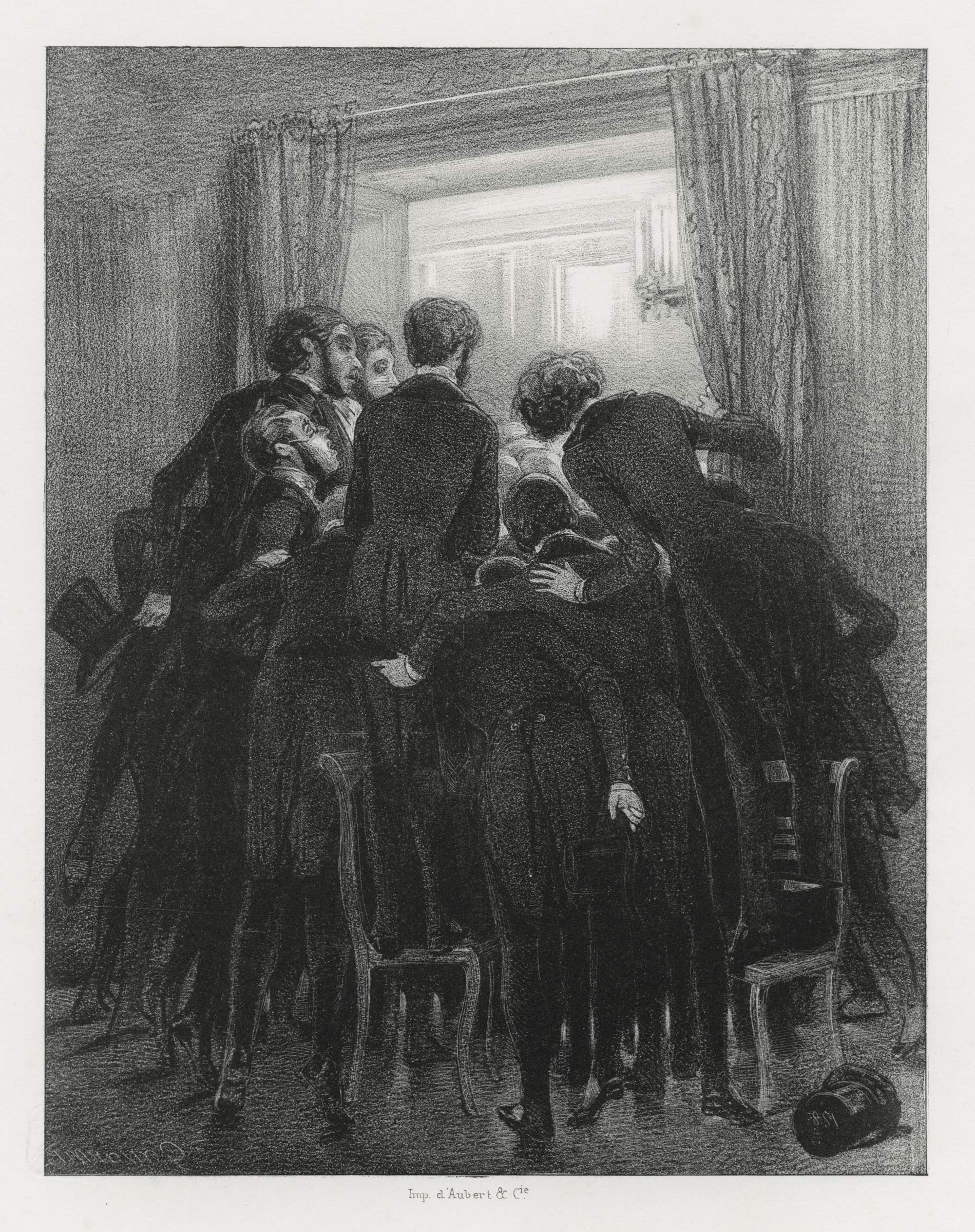 Voyage pittoresque autour d’une femme à la mode. Elle est au bal