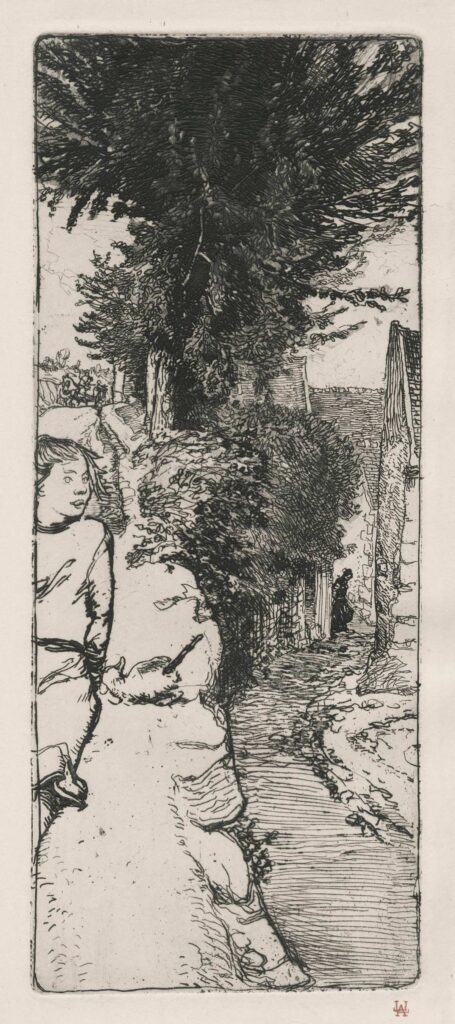 Lepère – Chemin creux à Vauréal, près Jouy-le-Moutier