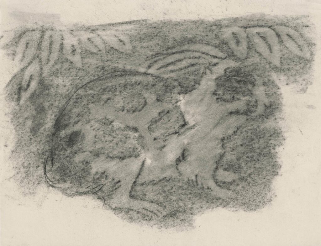 Manzana-Pissaro – Lapin sous un feuillage