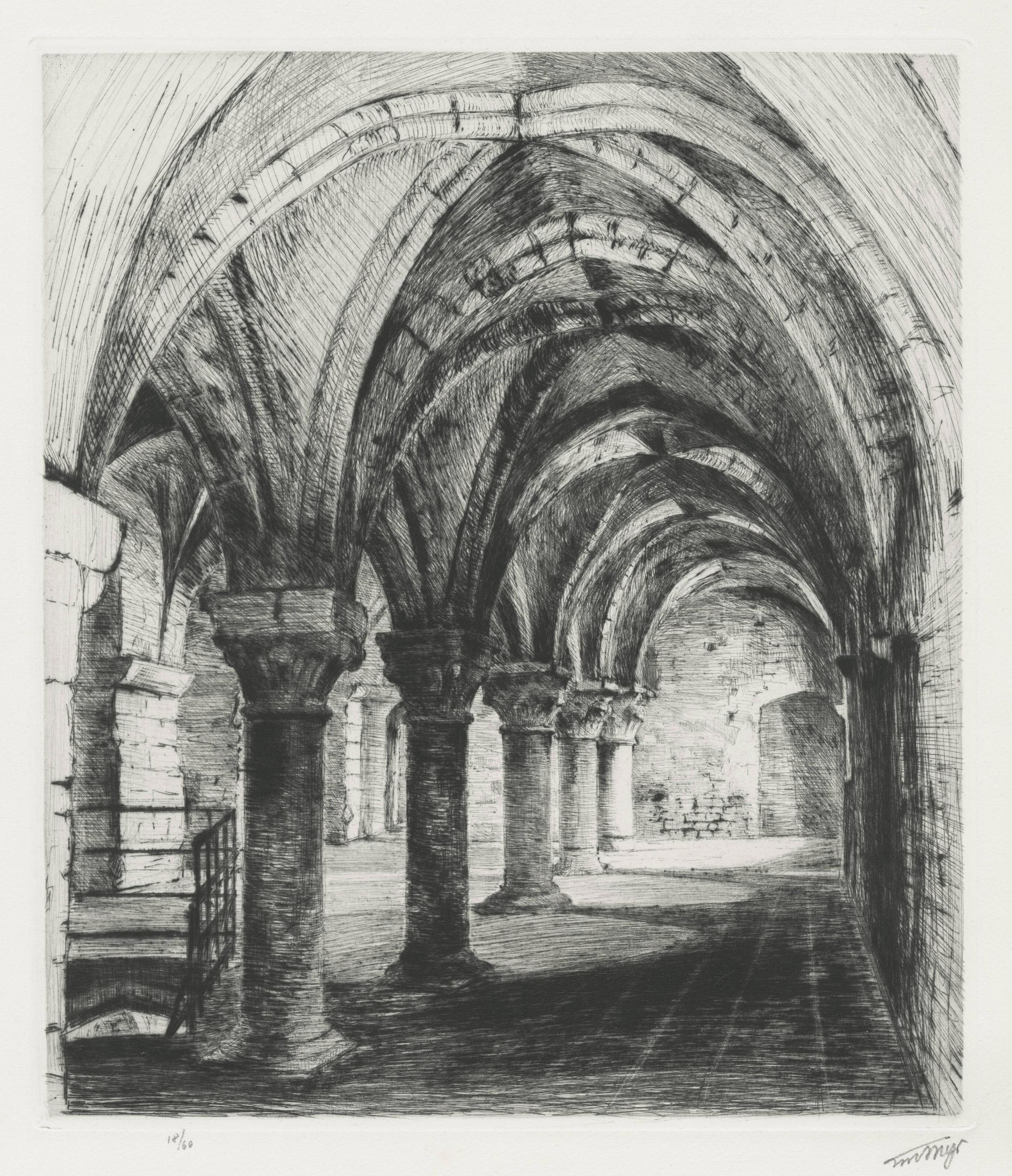 Le promenoir du Mont Saint Michel