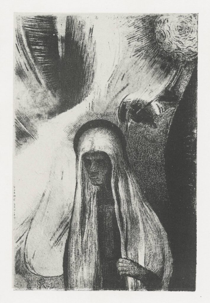 Redon – La Vieille : Que crains-tu ? un large trou noir ! Il est vide, peut-être ?