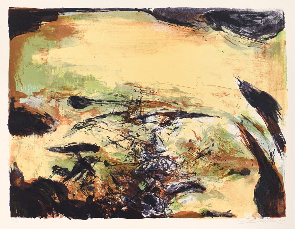 Zao Wou-Ki – Sans titre