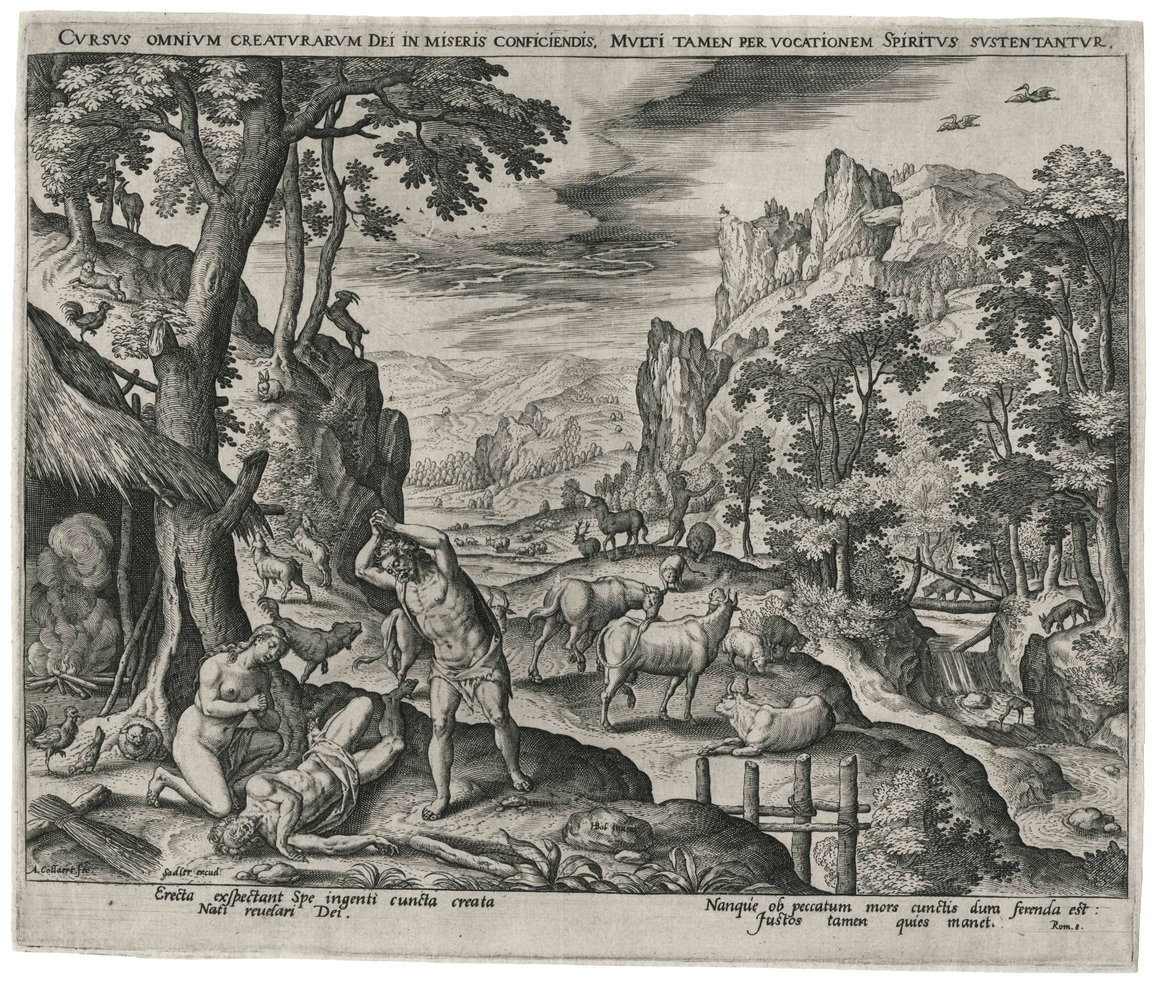 Adam et Ève découvrent le corps d’Abel