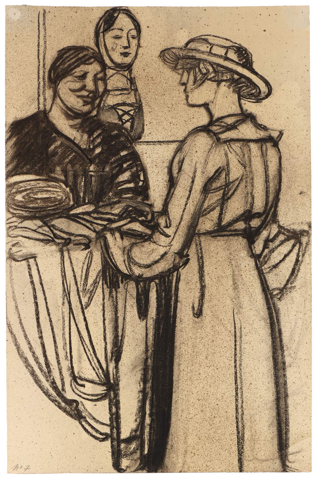 Shopping at the milliner's